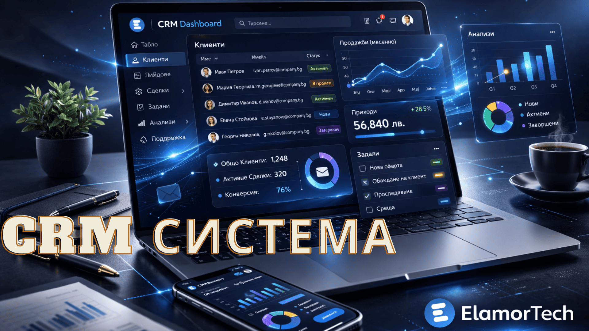 MINI CRM СИСТЕМА